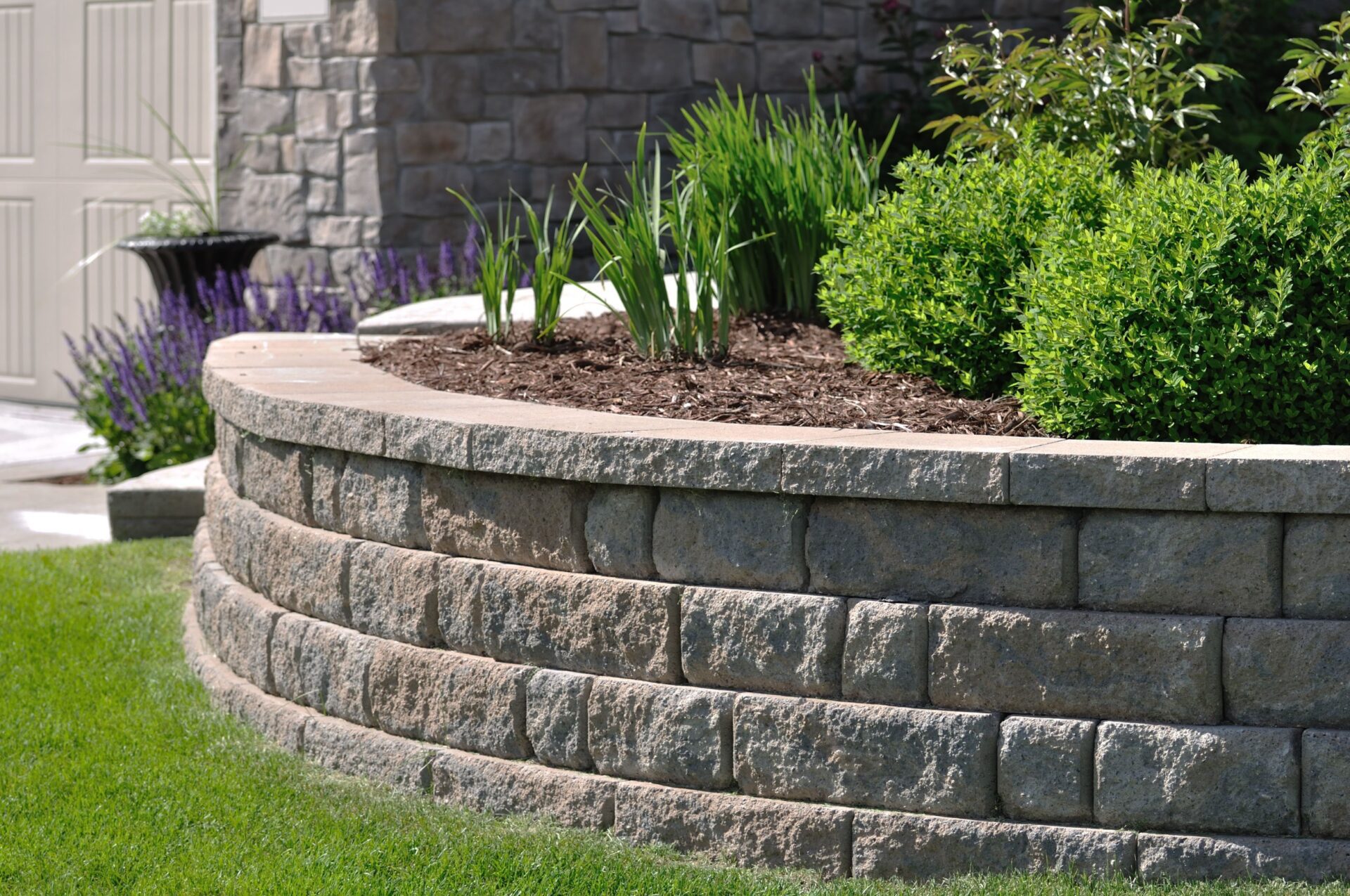 Retaining Wall at a Residential Home