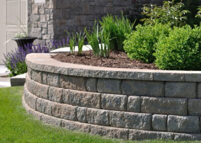 Retaining Wall at a Residential Home